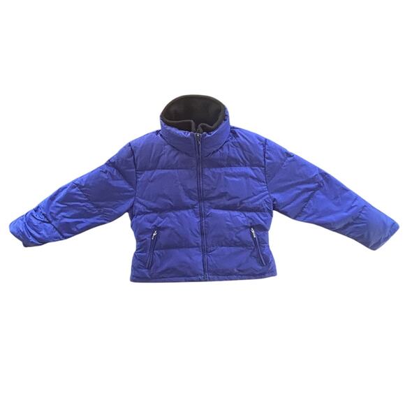 ⭐️ Eddie Bauer Ebtek Blue Winter Long‎ Sleeve Puffer Jacket Womens Sz Small - Picture 1 of 10